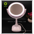 2017 hot new product bluetooth speaker music makeup mirror with LED light